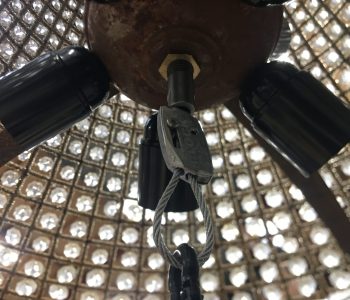 Val beveiliging kroonluchter