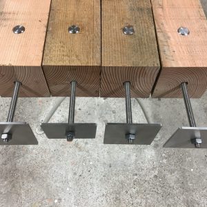 Prefab halfhoutverbinding