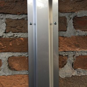 Kabelgoot tegen muur, zetwerk