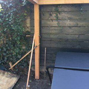 Prefab halfhoutverbinding