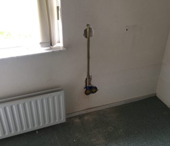 Elektrawerk muur verbouwing woonhuis