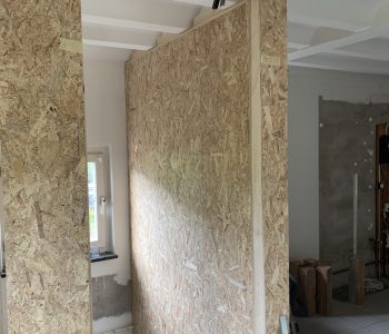 Timmerwerk badkamer osb afwerking