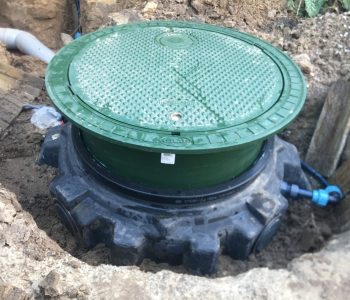 Mangat regenwater tank gesloten